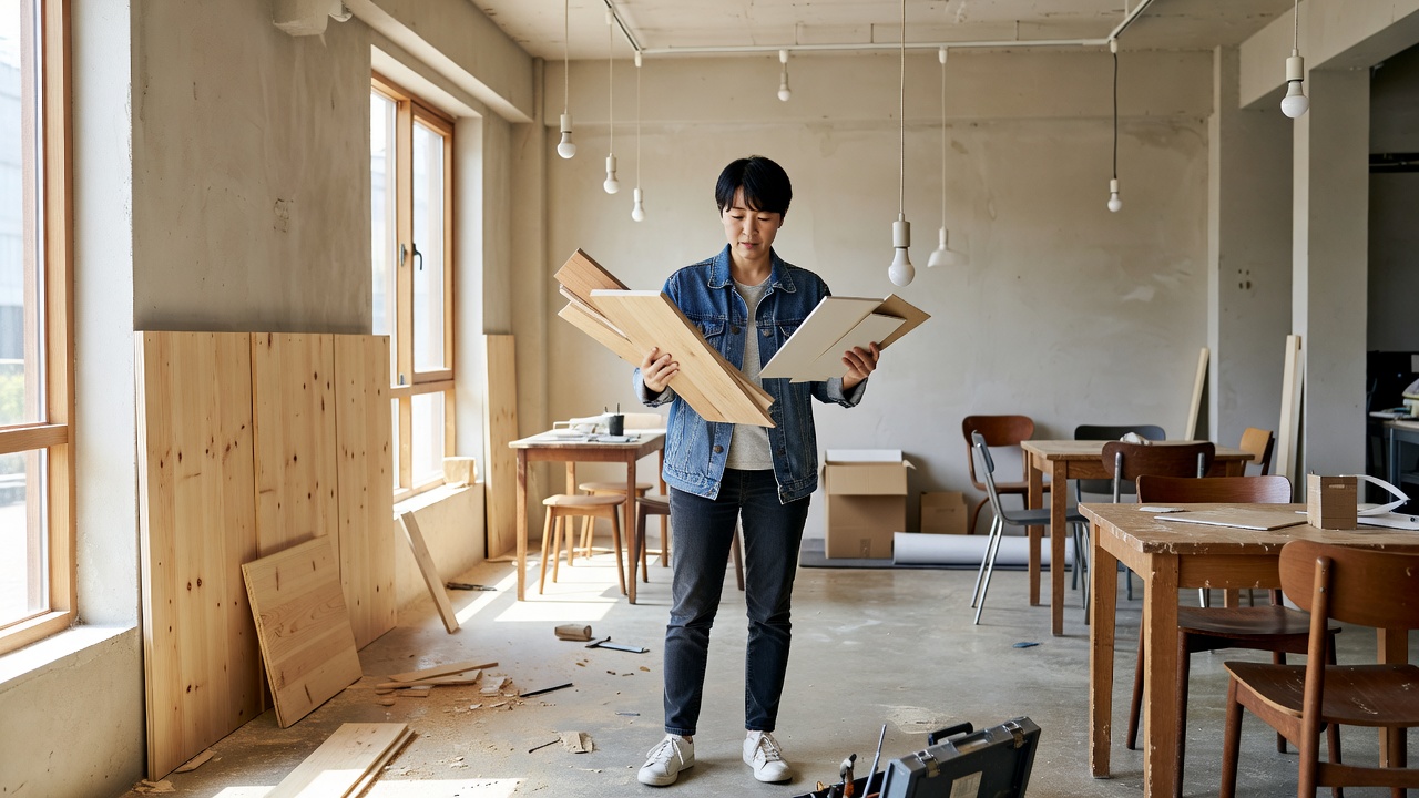 카페 인테리어 비용을 절감하는 자재 선택 과정