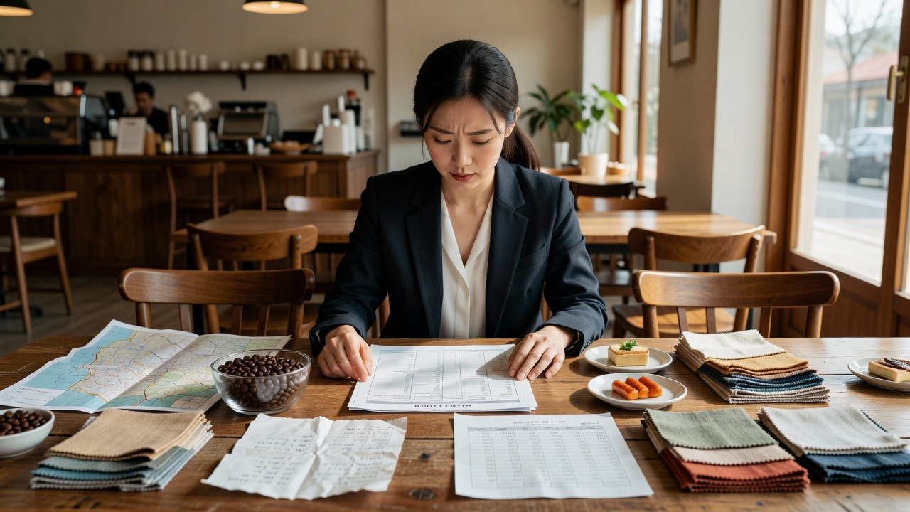 카페 창업 전체 로드맵을 시각화한 계획 이미지