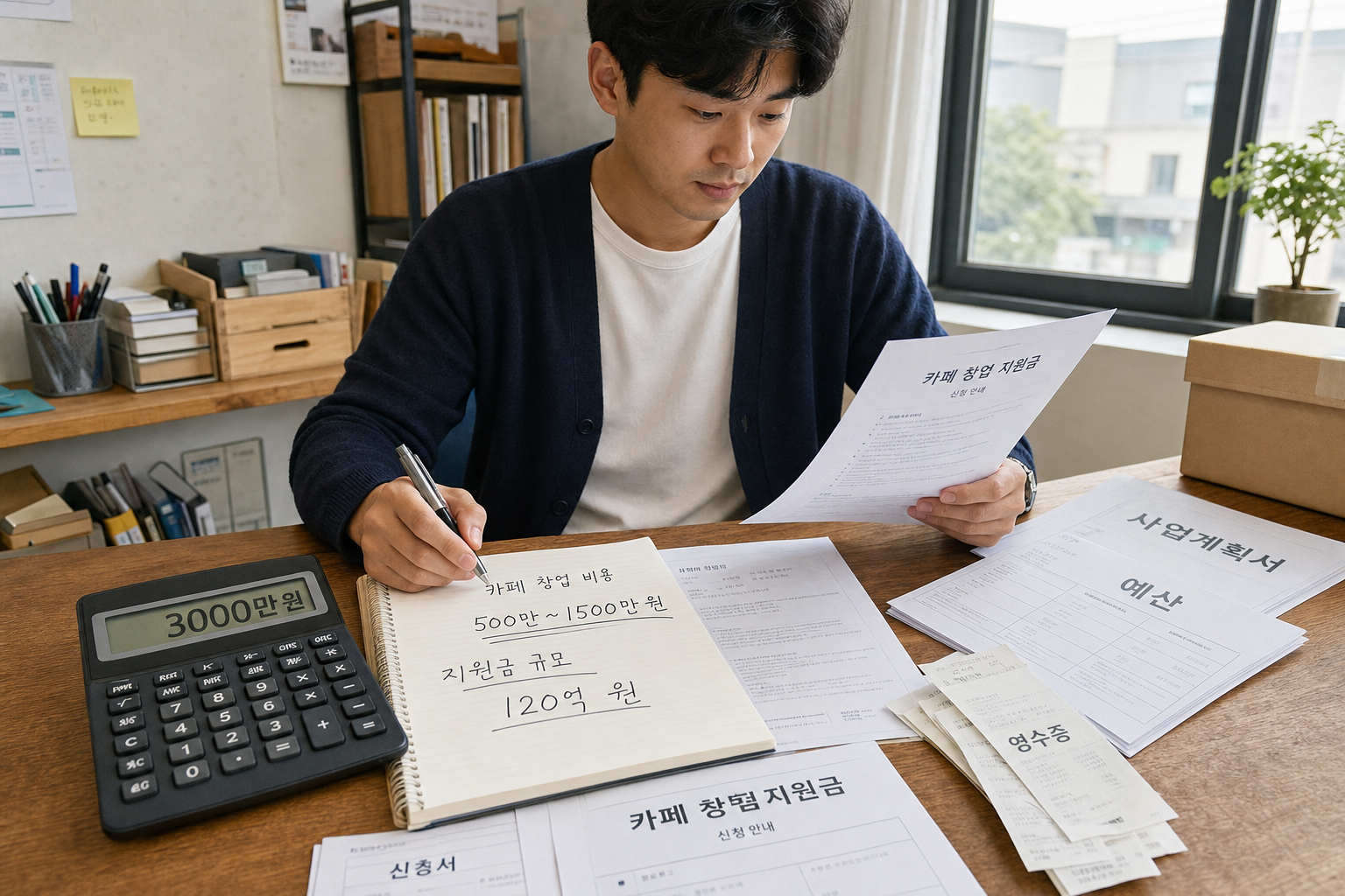 2025년 카페 창업 지원금 종류와 신청 절차