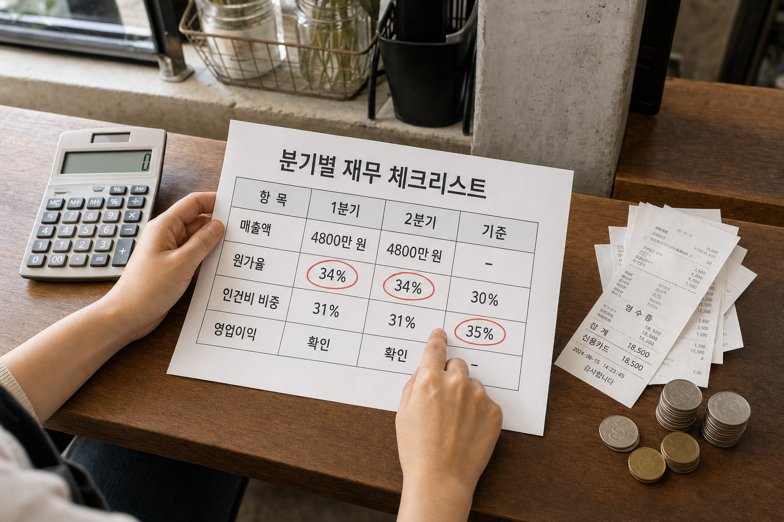 카페 폐업 위험을 낮추는 분기별 재무 점검표로 실천하는 카페 재무 점검