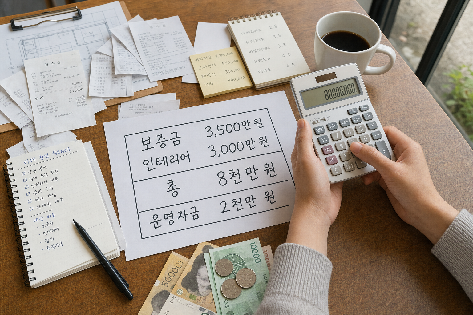 카페 창업 준비 단계별 로드맵